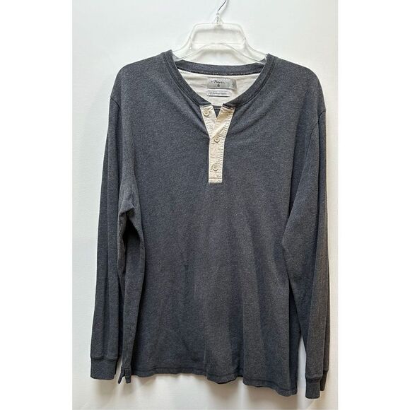 3.1 Phillip Lim men’s gray Henley 3 buttons size Large   #31-0803 - Picture 1 of 5